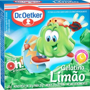 Gelatina Dr. Oetker Limão 20g