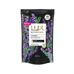 Sabonete Líquido Lux Botanicals Lavanda Refil 200ml Sabonete Líquido Lux Botanicals Lavanda Refil 200ml