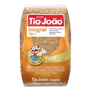 Arroz Integral Tio João Parboilizado 500g