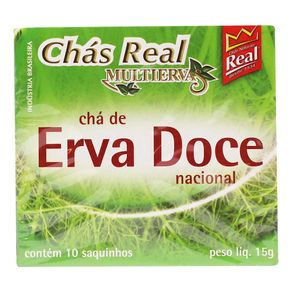 Chá Real Multiervas Erva Doce 10g Com 10 Sachês