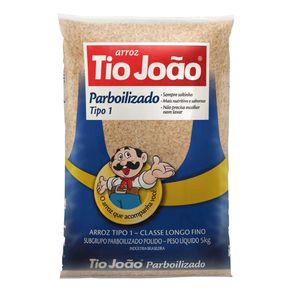 Arroz Parboilizado Tio João 5kg Arroz Parboilizado Tio João 5kg