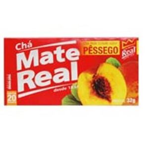 Chá Mate Real Pêssego 32g Com 20 Sachês