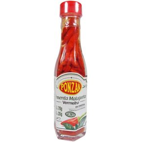 Pimenta Malagueta Ponzan Vermelha 35g