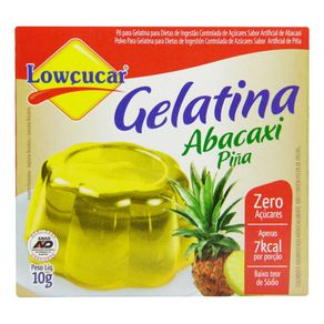 Gelatina Lowçucar Zero Açúcar Abacaxi 10g