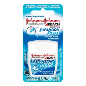 Fio Dental Johnson| & |Johnson Reach Expansion Plus 50 metros Fio Dental Johnson| & |Johnson Reach Expansion Plus 50 metros