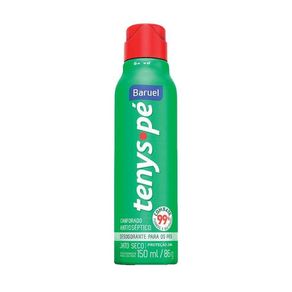 Desodorante para Pés Tenys Pé Baruel Canforado Jato Seco 150ml Desodorante para Pés Tenys Pé Baruel Canforado Jato Seco 150ml