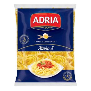 Macarrão Adria Massa com Ovos 3 Ninho 500g