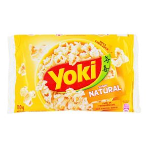 Pipoca para Micro Ondas Yoki Natural 100g