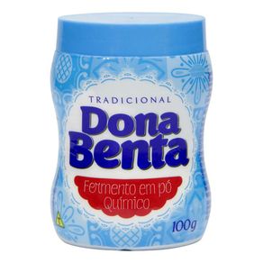 Fermento em Pó Químico Dona Benta Tradicional 100g Fermento em Pó Químico Dona Benta Tradicional 100g