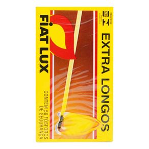 Fósforo Fiat Lux Extra Longos Com 50 Unidades Fósforo Fiat Lux Extra Longos Com 50 Unidades