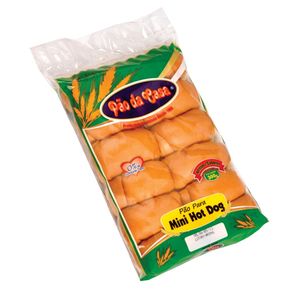 Pão para Hot Dog Pão da Casa Mini 300g