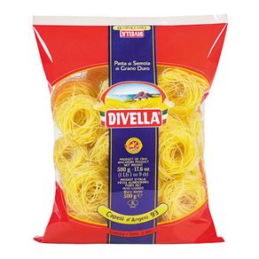 Macarrão Divella Capelli DAngelo 93 500g Macarrão Divella Capelli D'Angelo 93 500g