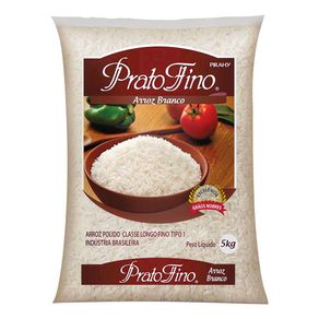 Arroz Branco Prato Fino Tipo 1 com 5kg Arroz Branco Prato Fino Tipo 1 com 5kg