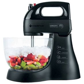 Batedeira Cadence Concept Special Preta 2 Velocidades 127V Batedeira Cadence Concept Special Preta 2 Velocidades 127V