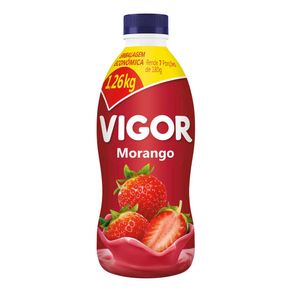 Iogurte Vigor Morango 1,26 Litro Iogurte Vigor Morango 1,26 Litro