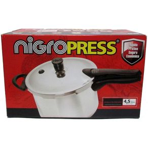 Panela de Pressão Nigro Antiaderente 4,5 Litros Panela de Pressão Nigro Antiaderente 4,5 Litros