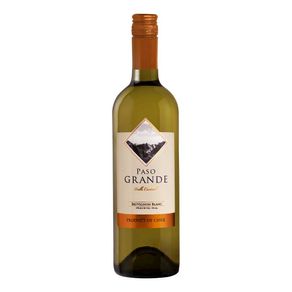 Vinho Chileno Paso Grande Sauvignon Blanc 750ml Vinho Chileno Paso Grande Sauvignon Blanc 750ml