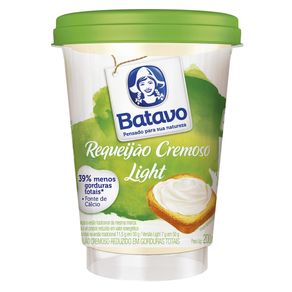 Requeijão Cremoso Batavo Light 200g