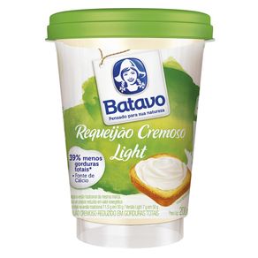 Requeijão Cremoso Batavo Light 200g Requeijão Cremoso Batavo Light 200g