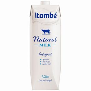 Leite Itambé Natural Milk Integral 1 Litro Leite Itambé Natural Milk Integral 1 Litro