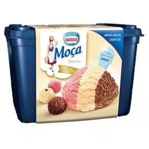Sorvete Nestlé Trio Moça Doceria 1,5 Litro Sorvete Nestlé Trio Moça Doceria 1,5 Litro