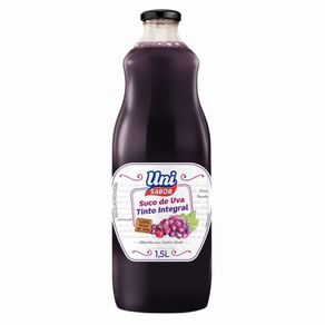 Suco Integral Uni Uva Tinto 1,5 Litro Suco Integral Uni Uva Tinto 1,5 Litro