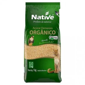 Açúcar Cristal Native Orgânico Dourado 1kg Açúcar Cristal Native Orgânico Dourado 1kg