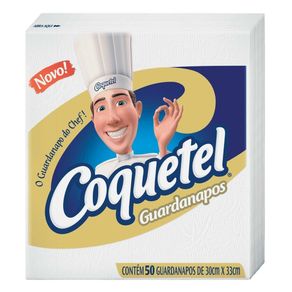 Guardanapo Coquetel Grande 30X33cm Com 50 Folhas Guardanapo Coquetel Grande 30X33cm Com 50 Folhas