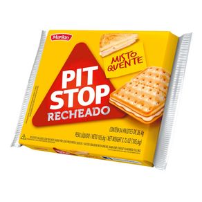 Biscoito Salgado Marilan Pit Stop Recheado Misto Quente 105,6g