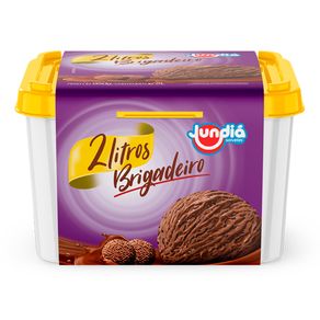 Sorvete Jundiá Brigadeiro 2 Litros Sorvete Jundiá Brigadeiro 2 Litros