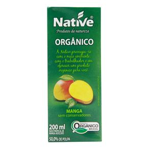 Suco Pronto Native Orgânico Manga 220ml Suco Pronto Native Orgânico Manga 220ml