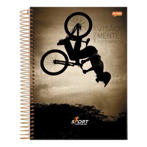 Caderno Espiral Jandaia Sport Capa Dura 10 MatÃ©rias 200 Folhas Caderno Espiral Jandaia Sport Capa Dura 10 Matérias 200 Folhas