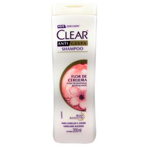 Shampoo Anticaspa Clear Women Flor de Cerejeira 200ml