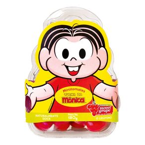 Tomates Uva Trebeschi Turma da Mônica Mini 180g Tomates Uva Trebeschi Turma da Mônica Mini 180g
