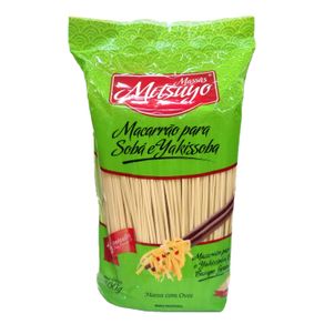 Macarrão Mitsuyo Massa com Ovos para Sobá e Yakissoba 500g Macarrão Mitsuyo Massa com Ovos para Sobá e Yakissoba 500g