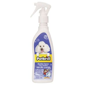 Banho Seco para Cães e Gatos Petbrilho 200ml Banho Seco para Cães e Gatos Petbrill 200ml