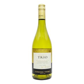 Vinho Chileno Trio Chardonnay, Pinot e Pinot Blanc Branco 750ml