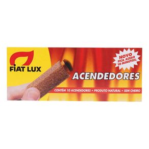 Acendedor Fiat Lux Bastão Com 10 Unidades Acendedor Fiat Lux Bastão Com 10 Unidades