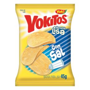 Batata Lisa Yoki Yokitos Natural 45g Batata Lisa Yoki Yokitos Natural 45g