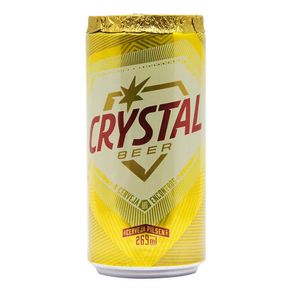 Cerveja Crystal Pilsen Lata 269ml