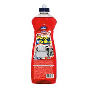 Limpa Alumínio e Inox Magic Brill Maçã 500ml Limpa Alumínio e Inox Magic Brill Maçã 500ml