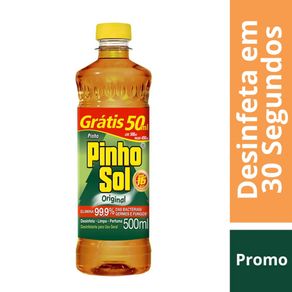 Desinfetante Pinho Sol Original Leve 500ml Pague 450ml