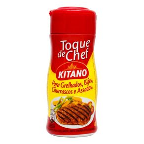 Tempero em Pó Kitano Toque de Chef para Grelhados, Bifes, Churrascos e Assados 120g