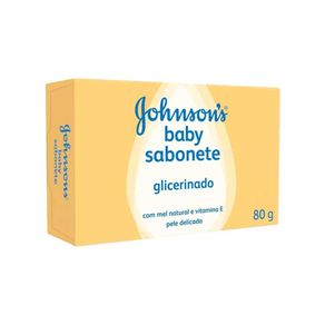Sabonete em Barra Infantil Johnson's Glicerinado 80g Sabonete em Barra Infantil Johnson's Glicerinado 80g
