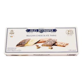 Biscoito Belga Jules Destrooper Belgian Chocolate Thins 100g Biscoito Belga Jules Destrooper Belgian Chocolate Thins 100g
