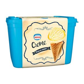 Sorvete Nestlé Tradicional Creme 1,5 Litro