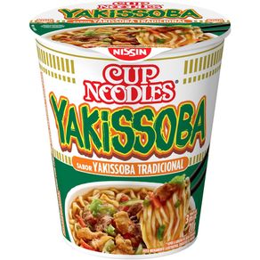 Macarrão Instantâneo Nissin Cup Noodles Yakissoba Tradicional 70g