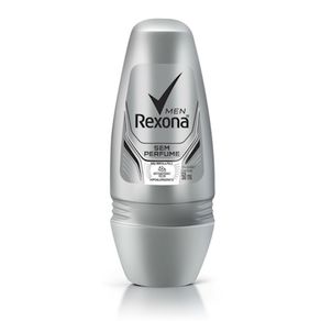 Desodorante Roll On Masculino Rexona Sem Perfume 50ml Desodorante Roll On Masculino Rexona Sem Perfume 50ml