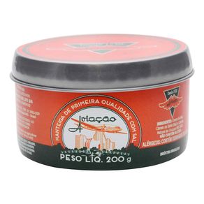 Manteiga Aviação com Sal Lata 200g Manteiga Aviação com Sal Lata 200g