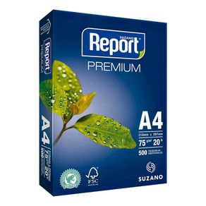 Papel Sulfite Report Premium A4 Com 500 Folhas Papel Sulfite Report Premium A4 Com 500 Folhas